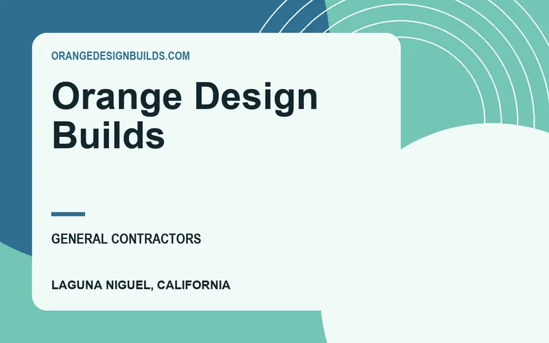 Orange Design Builds in Laguna Niguel, California