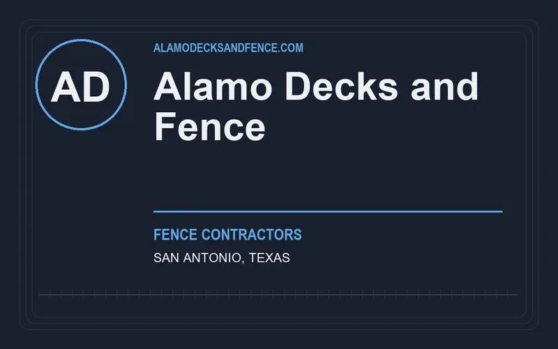 Alamo Decks and Fence in San Antonio, Texas