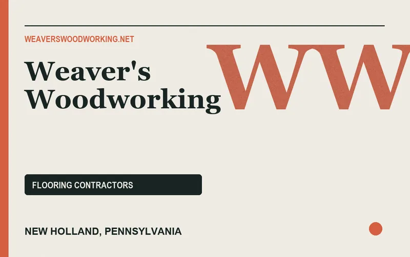 Weaver's Woodworking in New Holland, Pennsylvania