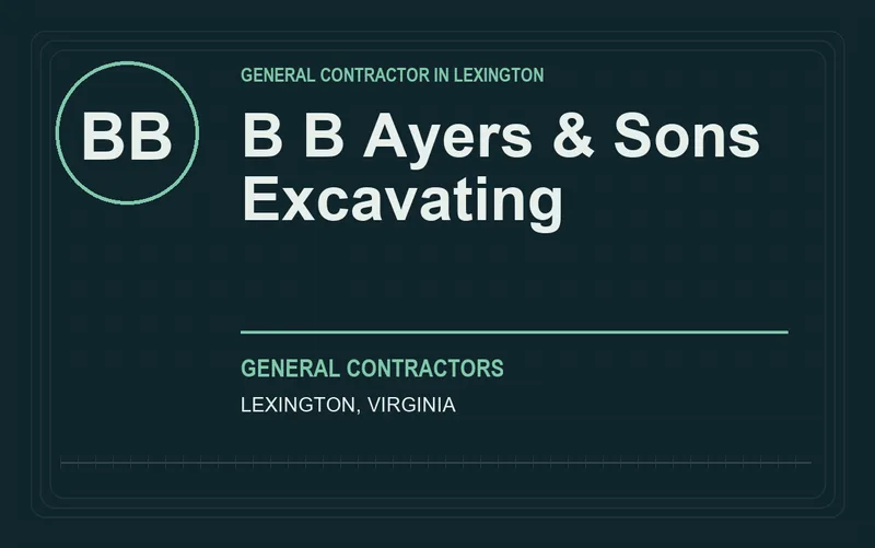 B B Ayers & Sons Excavating in Lexington, Virginia