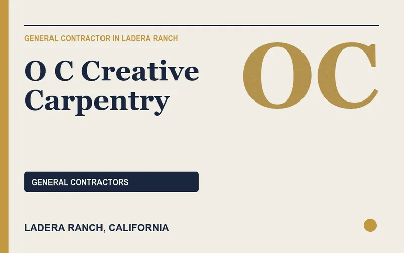O C Creative Carpentry in Ladera Ranch, California