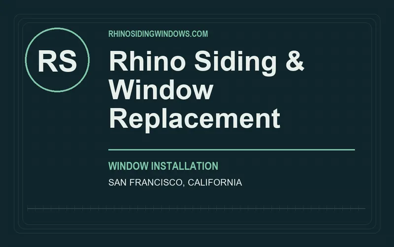 Rhino Siding & Window Replacement in San Francisco, California