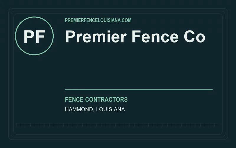 Premier Fence Co in Hammond, Louisiana