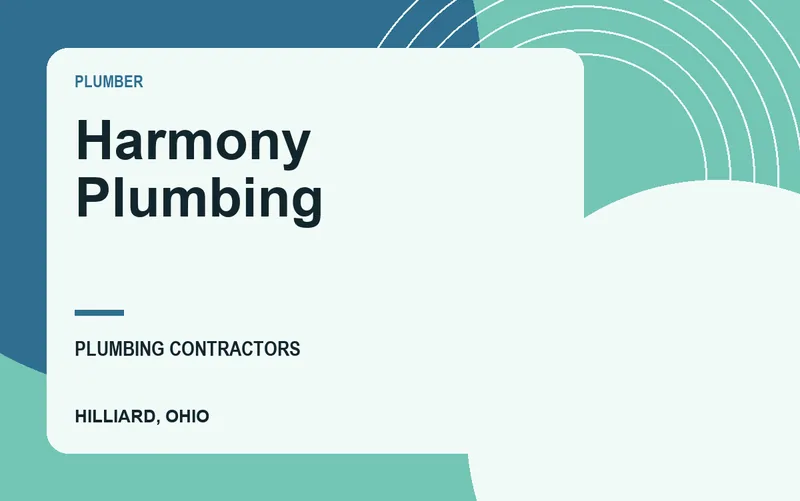Harmony Plumbing in Hilliard, Ohio