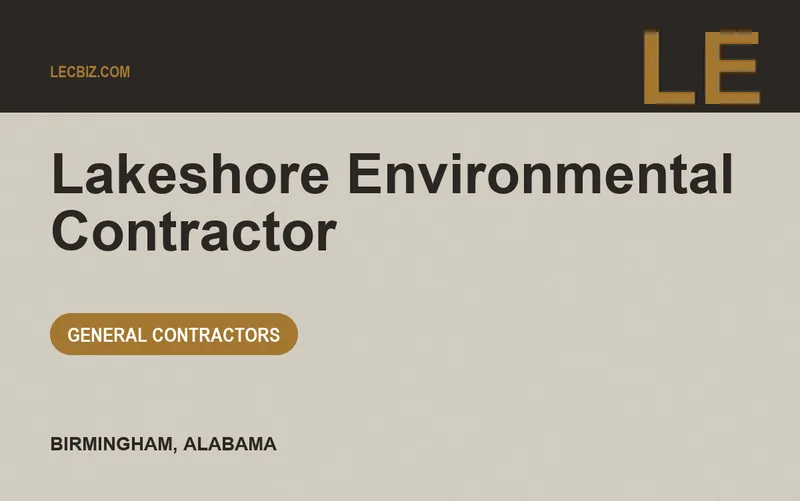 Lakeshore Environmental Contractor in Birmingham, Alabama