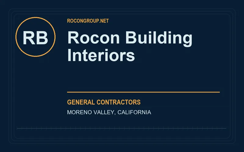 Rocon Building Interiors in Moreno Valley, California