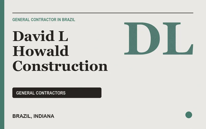 David L Howald Construction in Brazil, Indiana