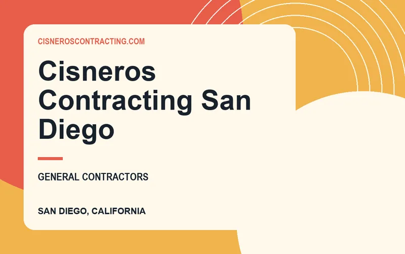 Cisneros Contracting San Diego in San Diego, California