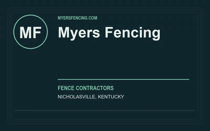 Myers Fencing in Nicholasville, Kentucky