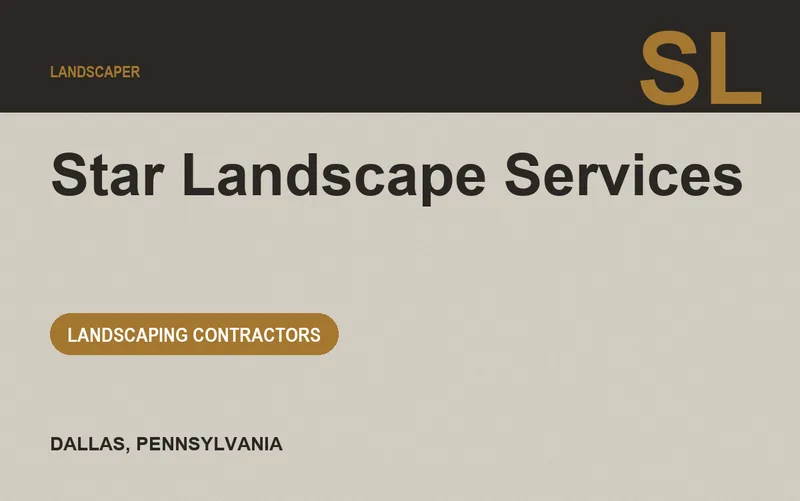 Star Landscape Services in Dallas, Pennsylvania