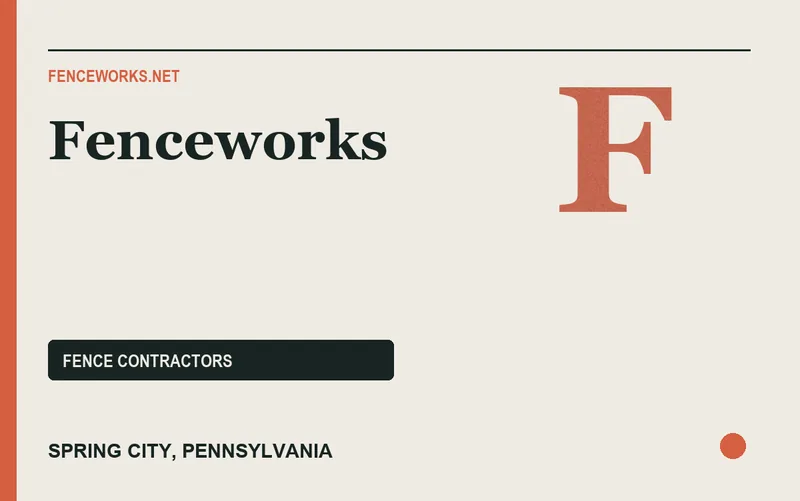 Fenceworks in Spring City, Pennsylvania