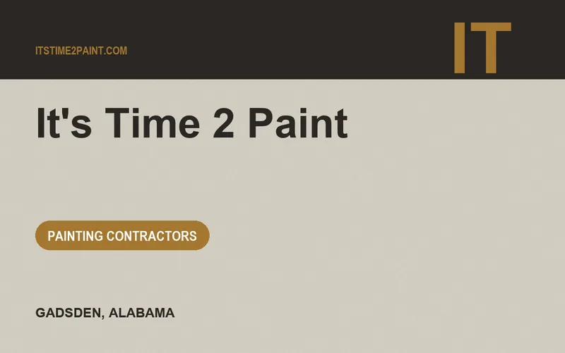 It's Time 2 Paint in Gadsden, Alabama