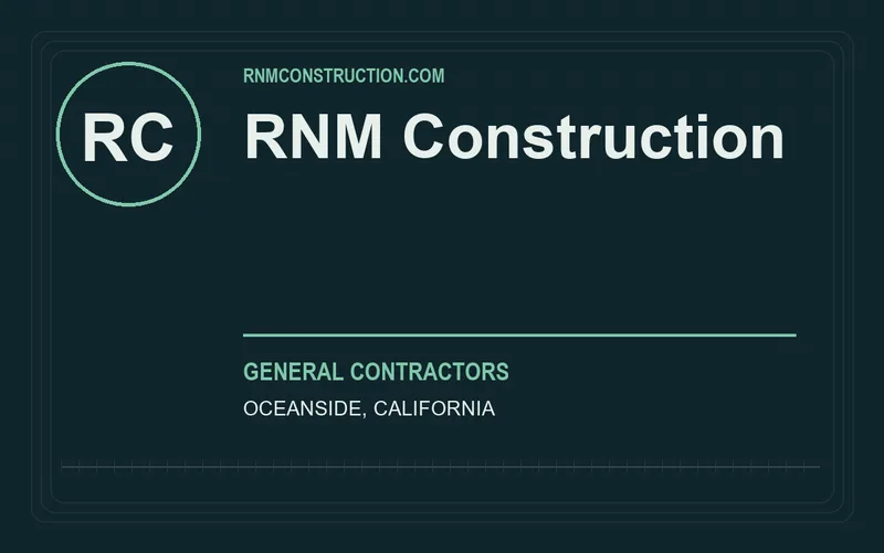 RNM Construction in Oceanside, California