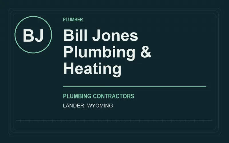 Bill Jones Plumbing & Heating in Lander, Wyoming