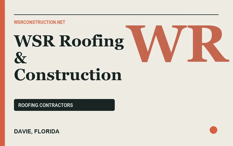 WSR Roofing & Construction in Davie, Florida