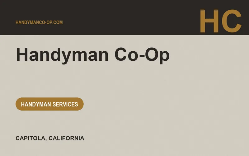 Handyman Co-Op in Capitola, California
