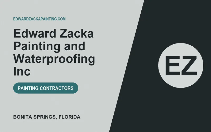 Edward Zacka Painting and Waterproofing Inc in Bonita Springs, Florida