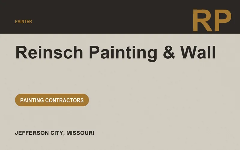 Reinsch Painting & Wall in Jefferson City, Missouri