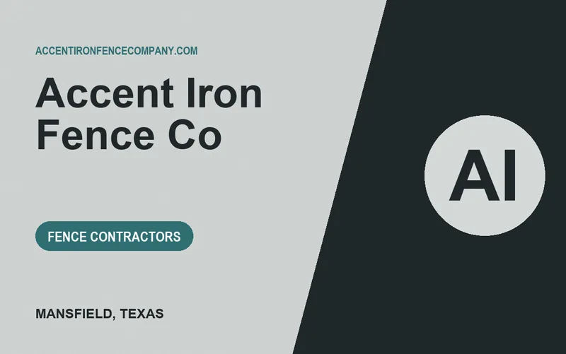 Accent Iron Fence Co in Mansfield, Texas