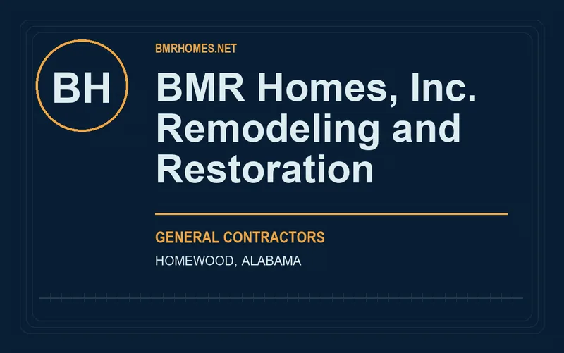 BMR Homes, Inc. Remodeling and Restoration in Homewood, Alabama