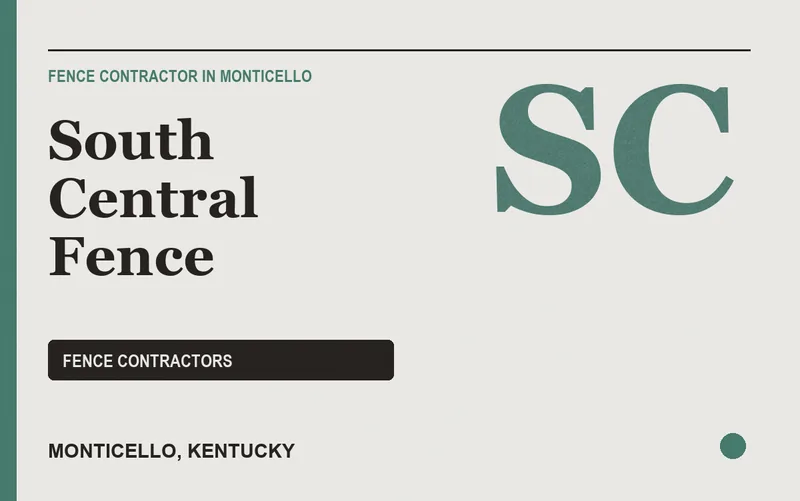 South Central Fence in Monticello, Kentucky