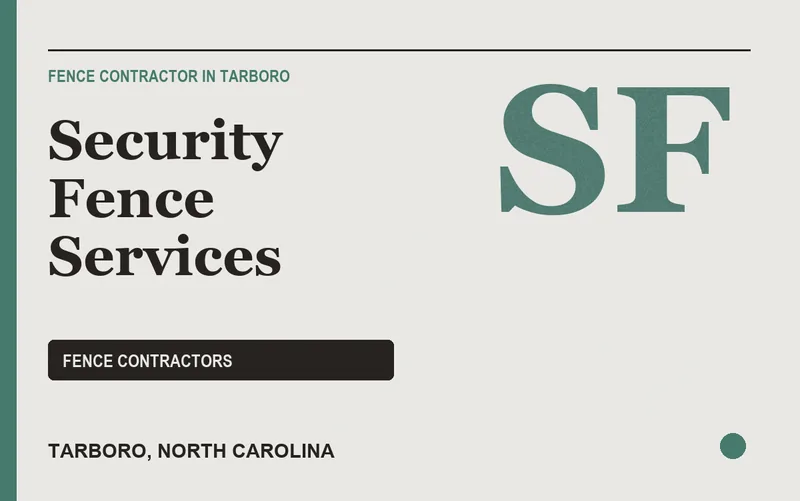 Security Fence Services in Tarboro, North Carolina