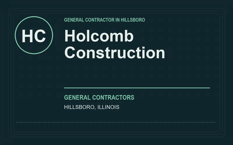 Holcomb Construction in Hillsboro, Illinois
