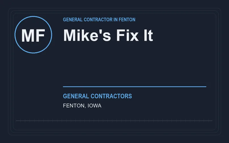 Mike's Fix It in Fenton, Iowa