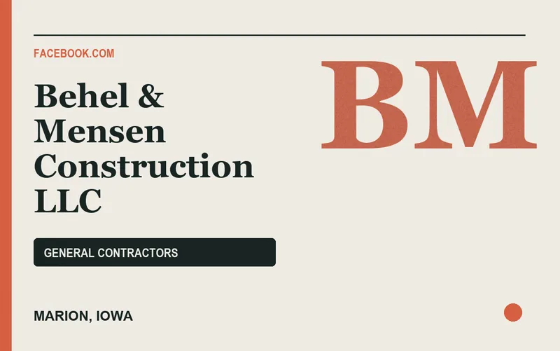 Behel & Mensen Construction LLC in Marion, Iowa