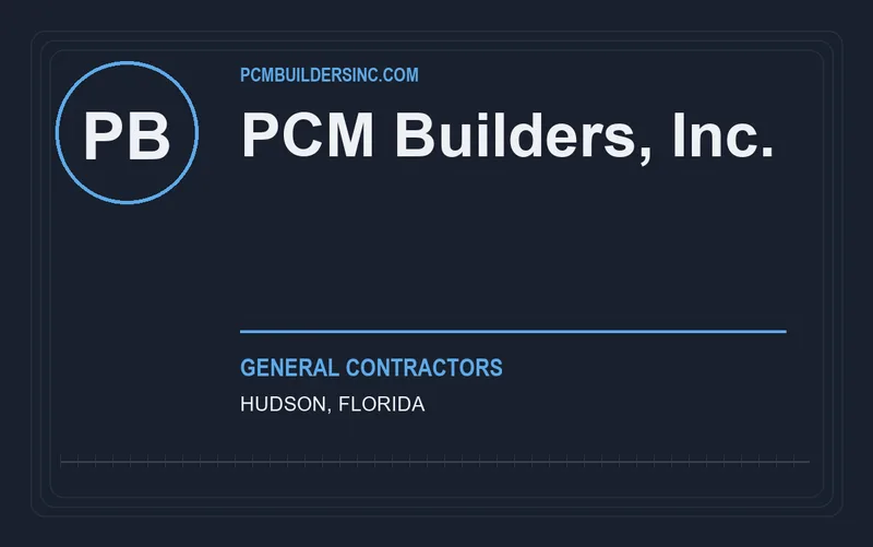PCM Builders, Inc. in Hudson, Florida