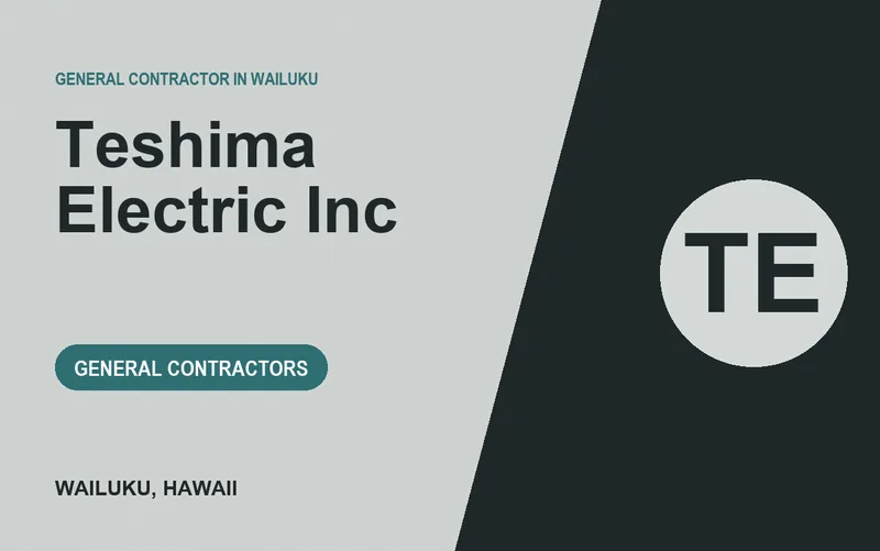 Teshima Electric Inc in Wailuku, Hawaii