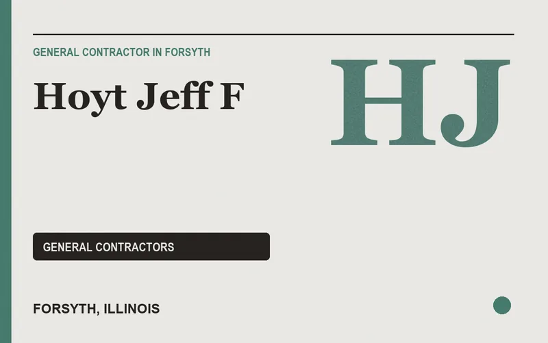 Hoyt Jeff F in Forsyth, Illinois