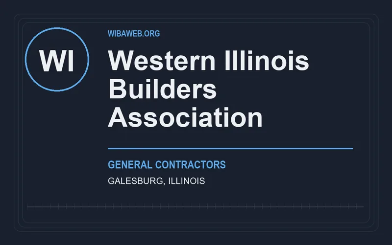 Western Illinois Builders Association in Galesburg, Illinois
