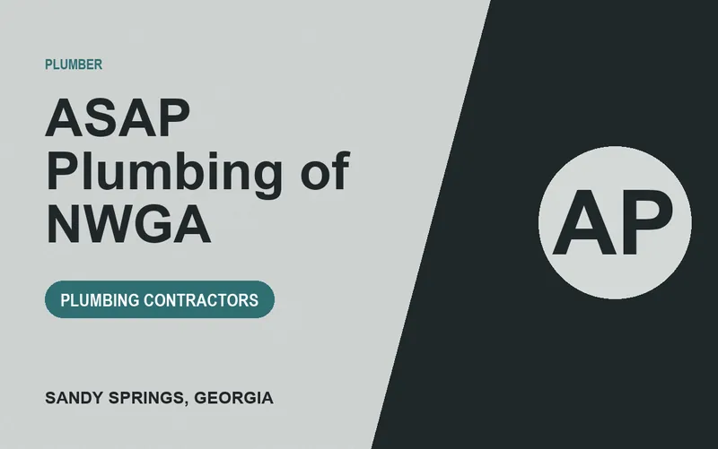 ASAP Plumbing of NWGA in Sandy Springs, Georgia