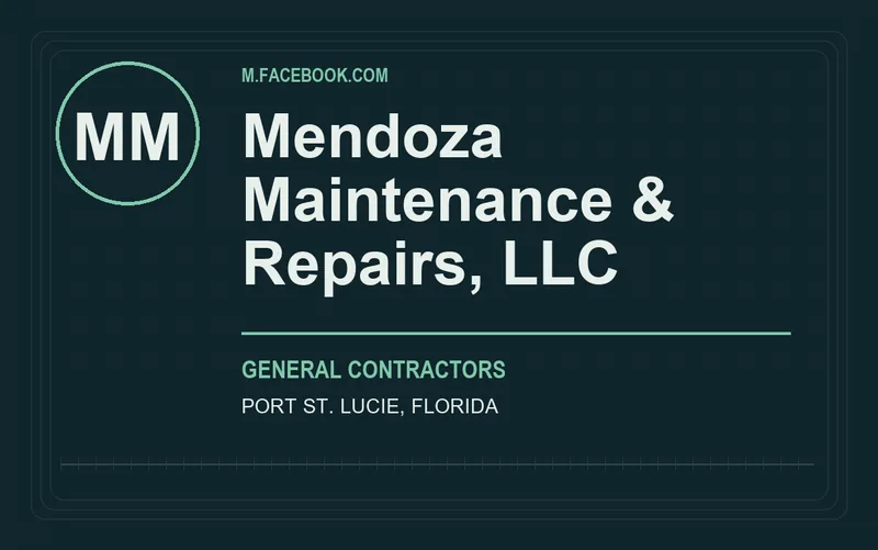 Mendoza Maintenance & Repairs, LLC in Port St. Lucie, Florida