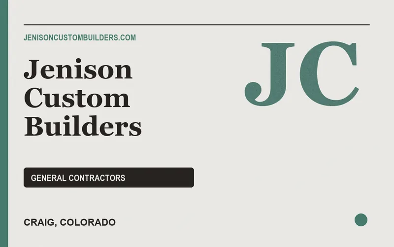 Jenison Custom Builders in Craig, Colorado