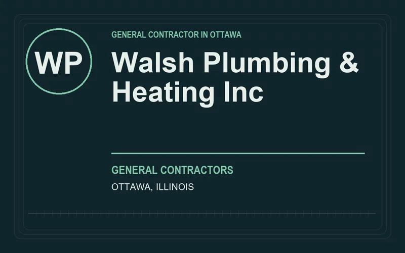 Walsh Plumbing & Heating Inc in Ottawa, Illinois