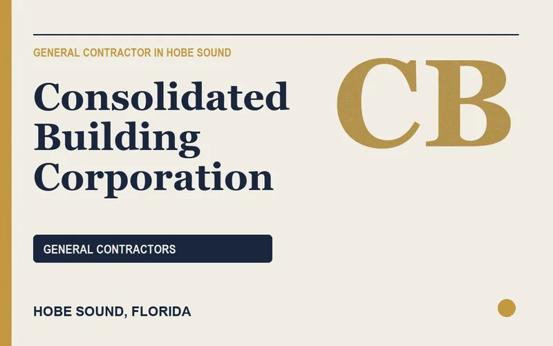 Consolidated Building Corporation in Hobe Sound, Florida