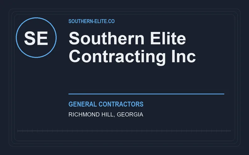 Southern Elite Contracting Inc in Richmond Hill, Georgia