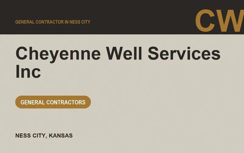 Cheyenne Well Services Inc in Ness City, Kansas