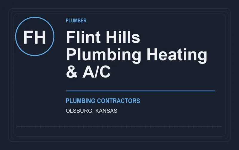 Flint Hills Plumbing Heating & A/C in Olsburg, Kansas