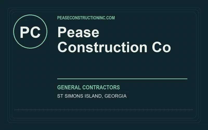 Pease Construction Co in St Simons Island, Georgia