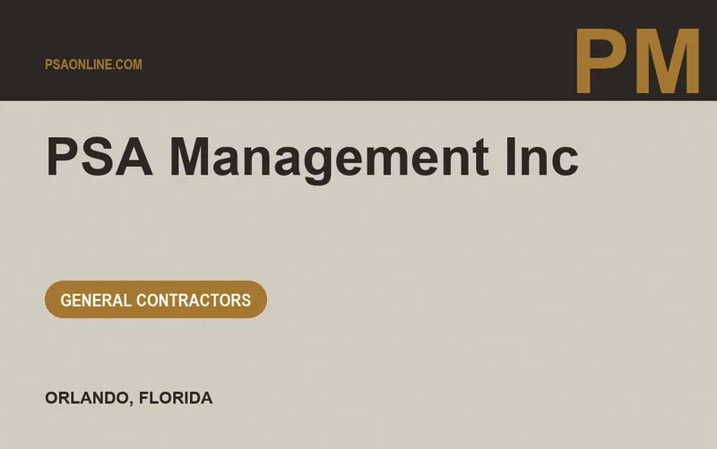 PSA Management Inc in Orlando, Florida