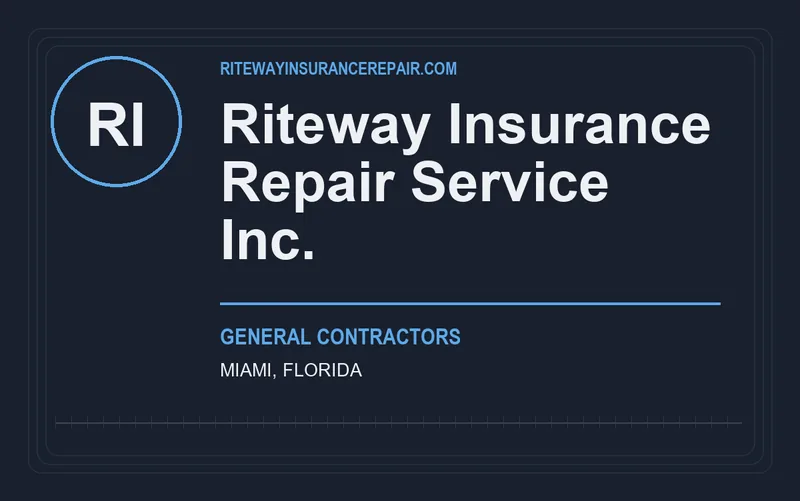 Riteway Insurance Repair Service Inc. in Miami, Florida