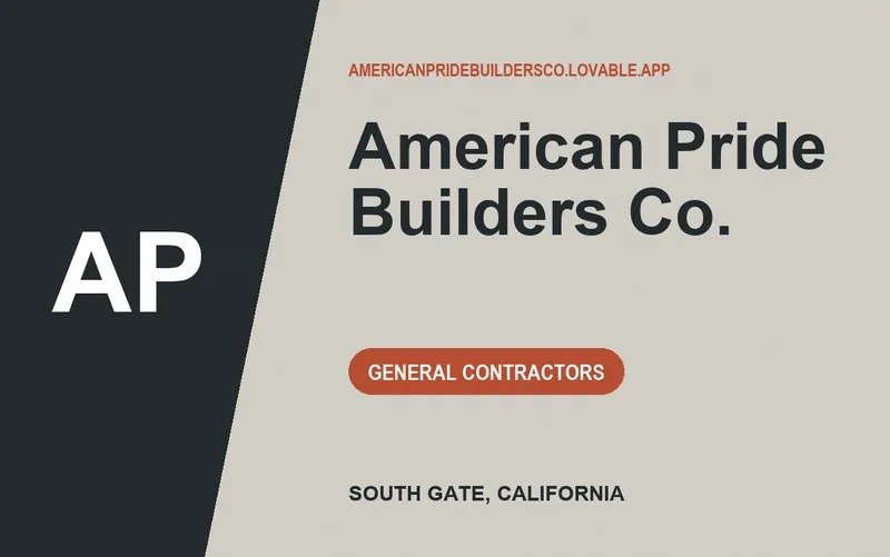 American Pride Builders Co. in South Gate, California