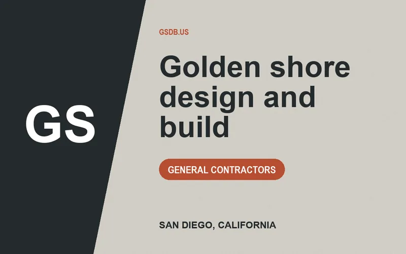 Golden shore design and build in San Diego, California