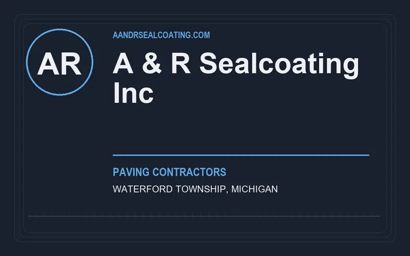 A & R Sealcoating Inc in Waterford Township, Michigan
