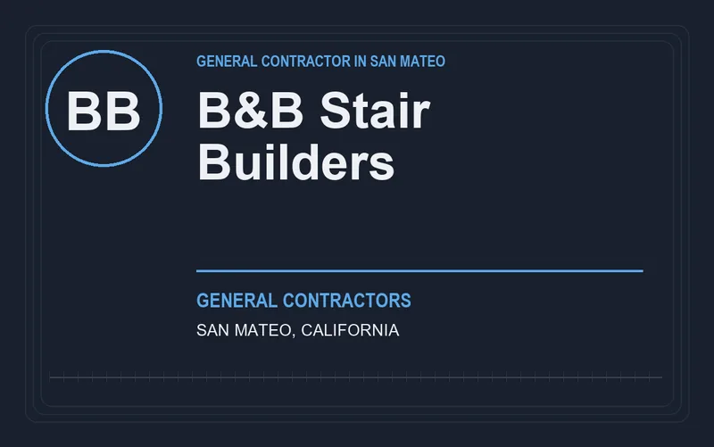 B&B Stair Builders in San Mateo, California