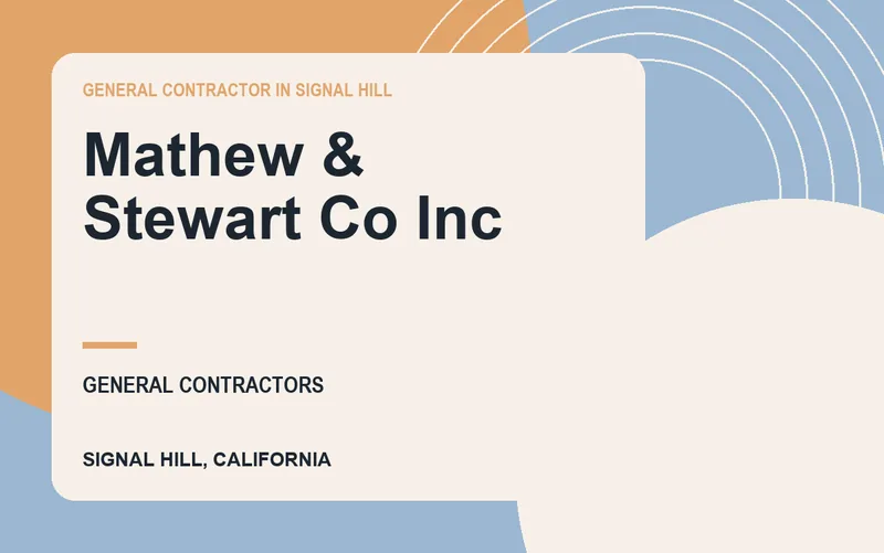 Mathew & Stewart Co Inc in Signal Hill, California