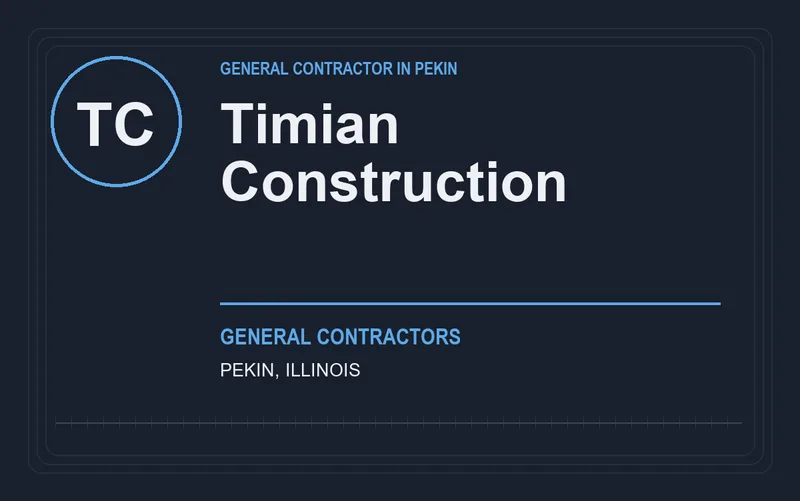 Timian Construction in Pekin, Illinois